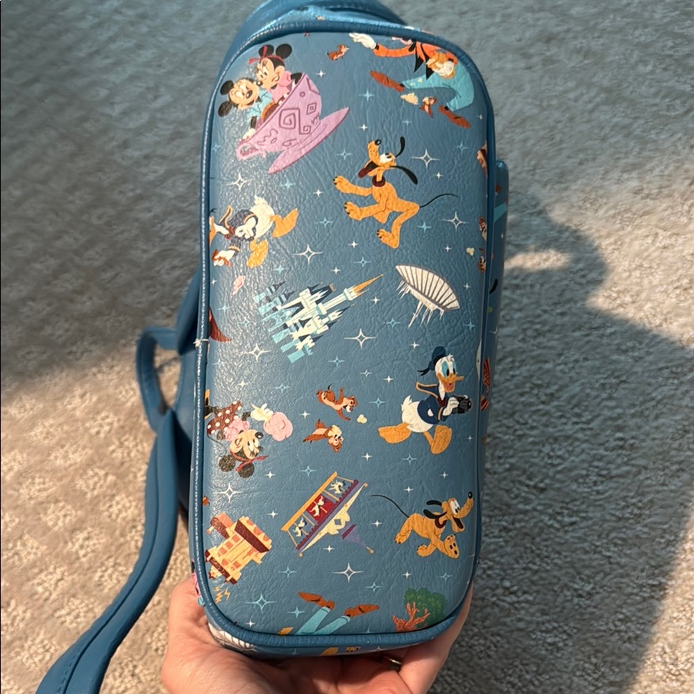 Loungefly Blue Disney Character Backpack - Picture 3 of 4
